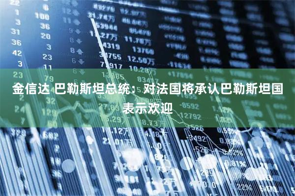 金信达 巴勒斯坦总统：对法国将承认巴勒斯坦国表示欢迎